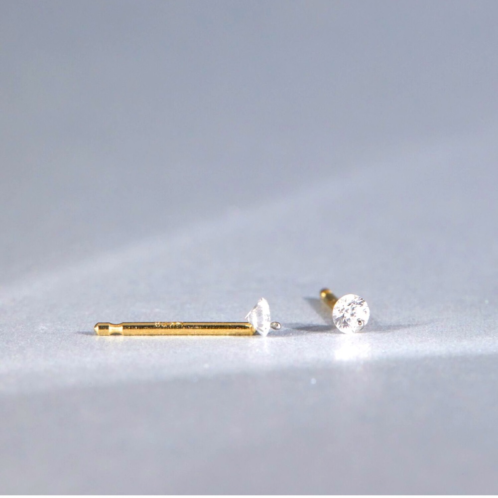 Catbird NYC Diamond Pinprick Pair of Studs